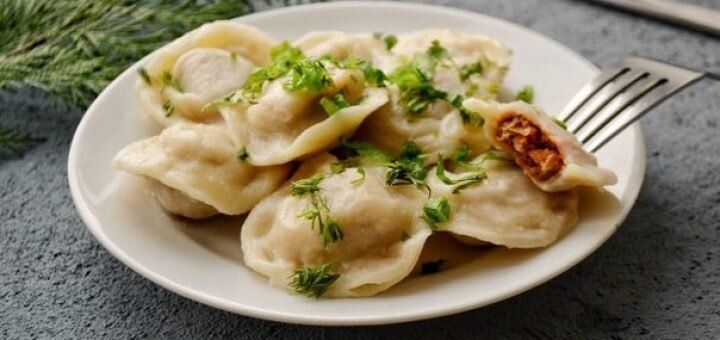 Пельмени с чечевицей