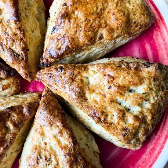 Булочки с сыром и укропом