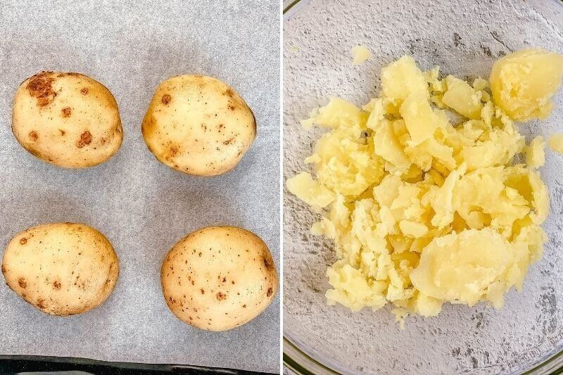 Запеченный картофель с сыром 