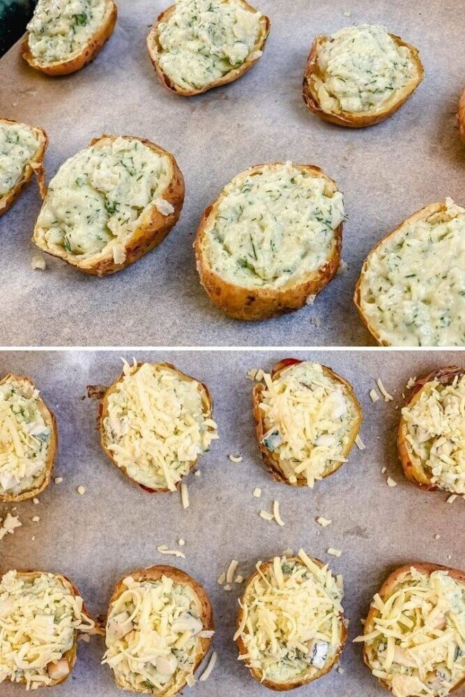 Запеченный картофель с сыром 
