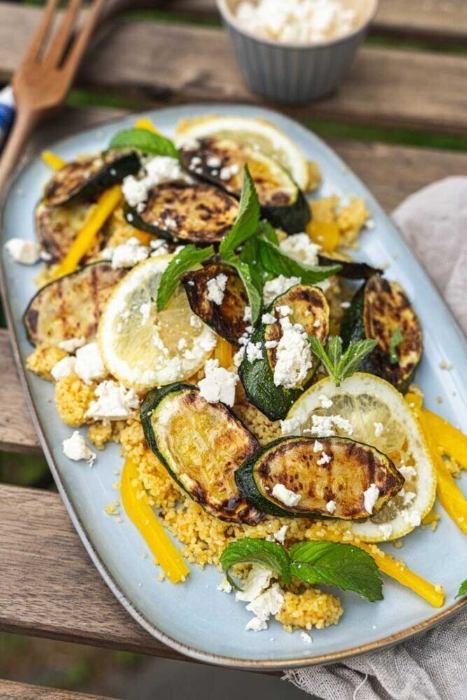Салат с кускусом